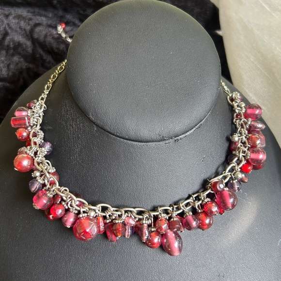 🍓Vintage Chunky Beaded Necklace - Picture 1 of 3